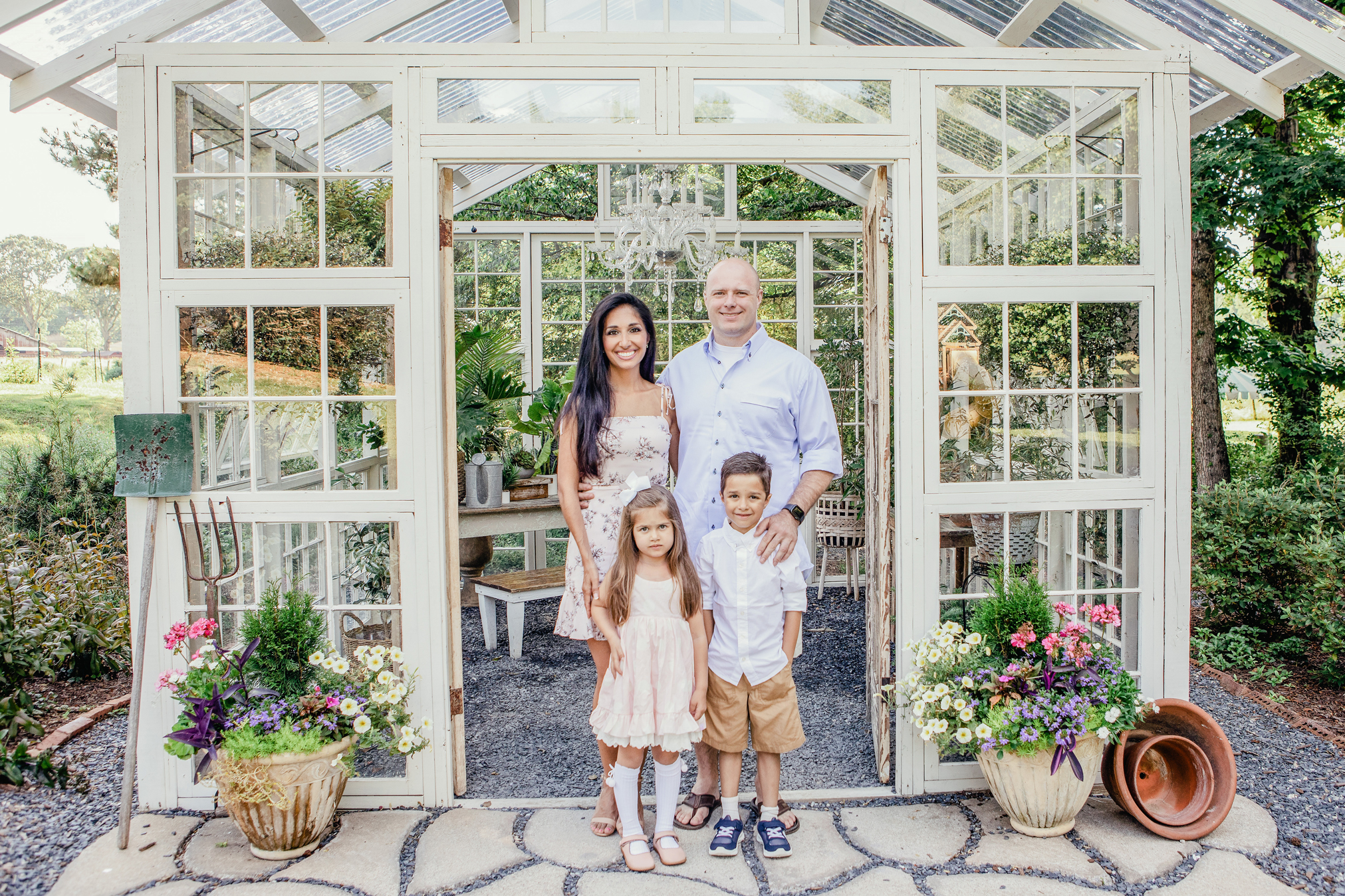 Atlanta Greenhouse Family Photo Session