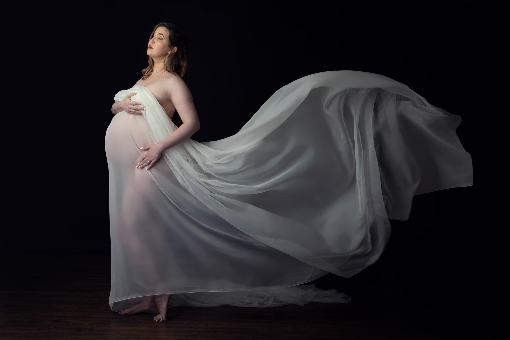 Artistic Maternity Photo Session